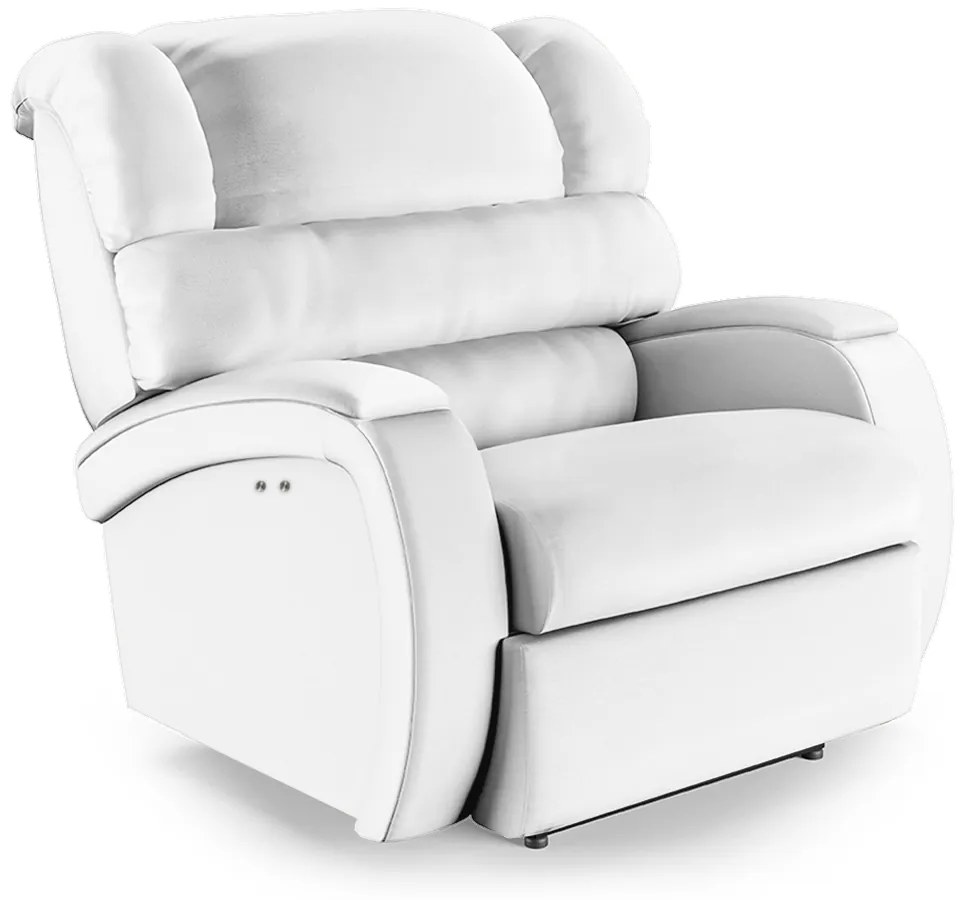 Poltrona do Papai Reclinável Napoli Power Touch Massagem PU F FH1 - D'Rossi - Branco