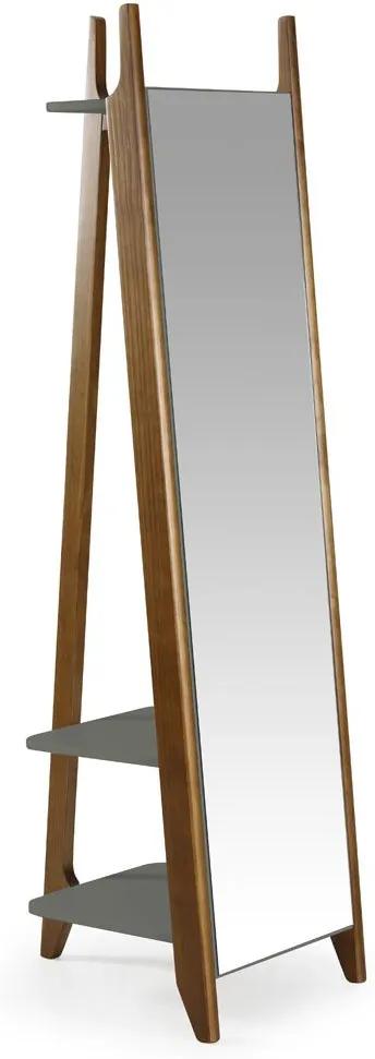 Espelho Stoka 169,5 cm 988 Nogal/Cinza - Maxima