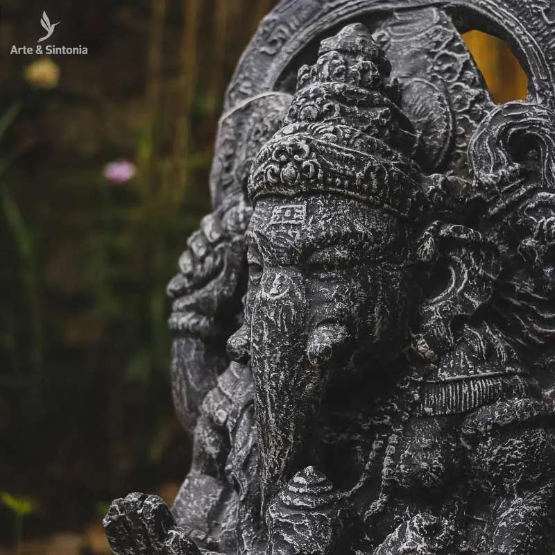Estátua Ganesh Fibrocimento 100cm