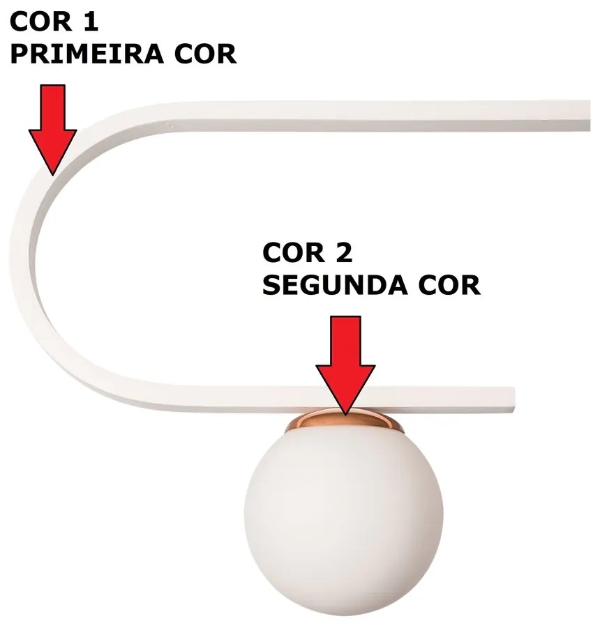 Pendente Dama 120X30Cm 3Xg9 / Cabo Aço Chumbador + Cabo Rayon / Globo... (BT / CB-PV - Branco Texturizado / Cobre Brilho Polido Verniz, AMBAR)