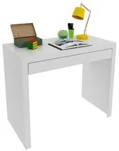 Mesa para Home Office com Gaveta ME4107 Branco - Tecno Mobili