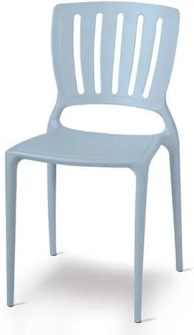 Cadeira Sofia Vazado Vertical Polipropileno Azul - 19514 Sun House
