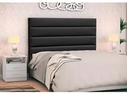 Cabeceira Cama Box Casal King 195cm Greta Corano Preto e 2 Mesas de Ca