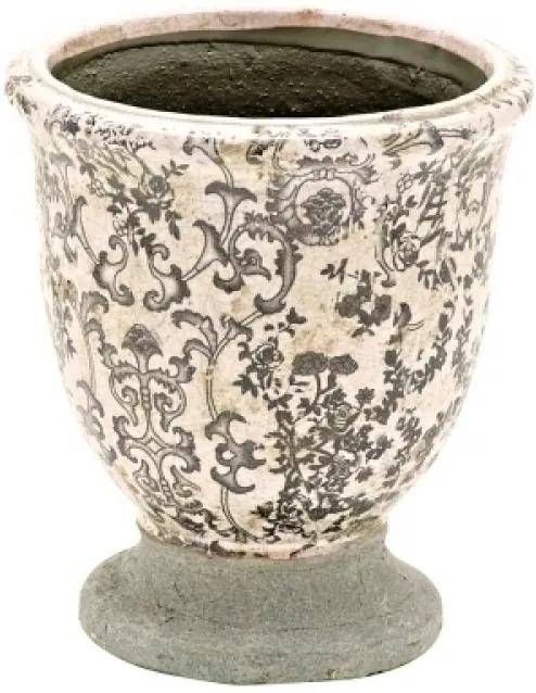 vaso SCHECA cerâmica 25cm Ilunato SE0001B