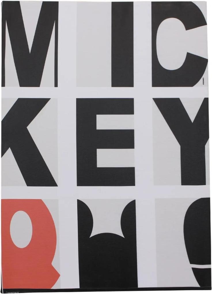 Quadro Zona Criativa Mickey Tipografia