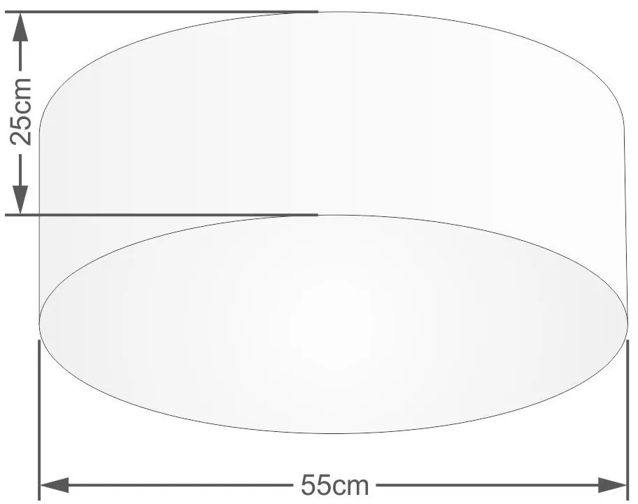 Plafon Para Sala Cilíndrico SL-3058 Cúpula Cor Branco