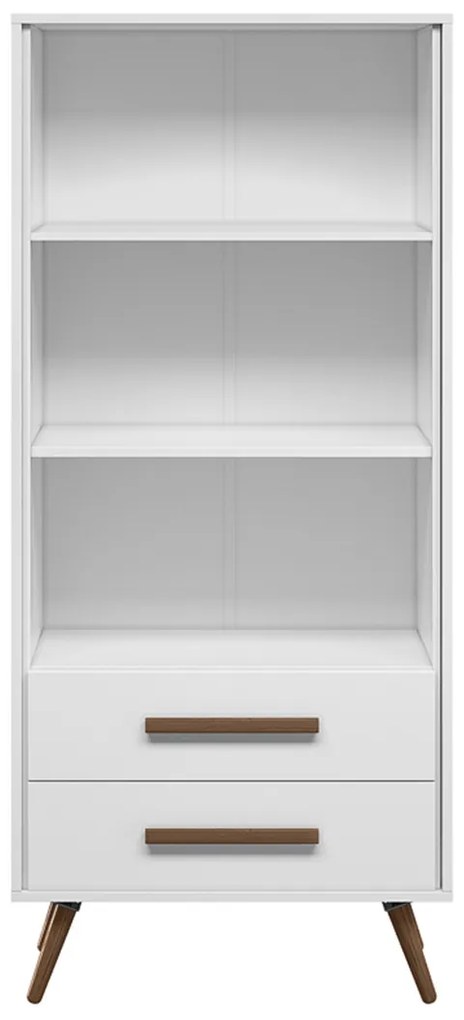 Livreiro Estante 2 Gavetas Cusco Q01 - ADJ Decor
