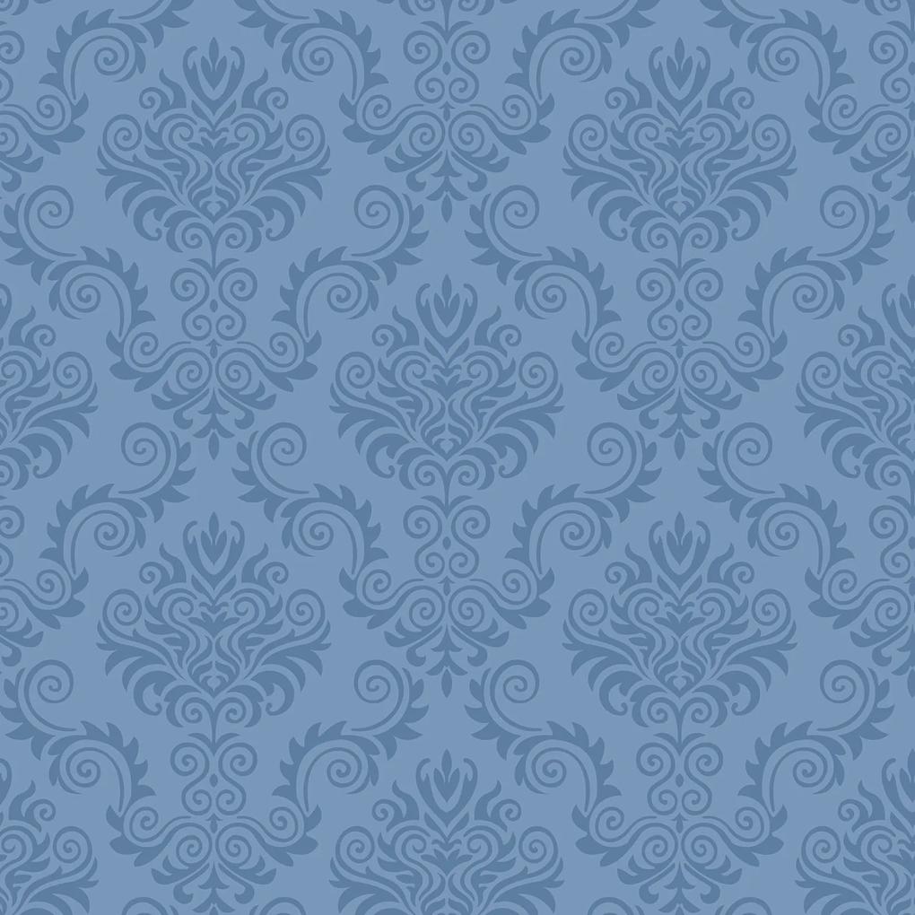 Papel de Parede Arabesco azul 0.52m x 3.00m
