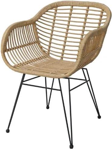 Cadeira Helsinki Fibra Sintetica Natural 82 cm (ALT) - 47063 Sun House