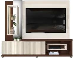 Estante Home Theather TV até 65 Pol. LED Gavetas Frisos 3D Onduras Cre