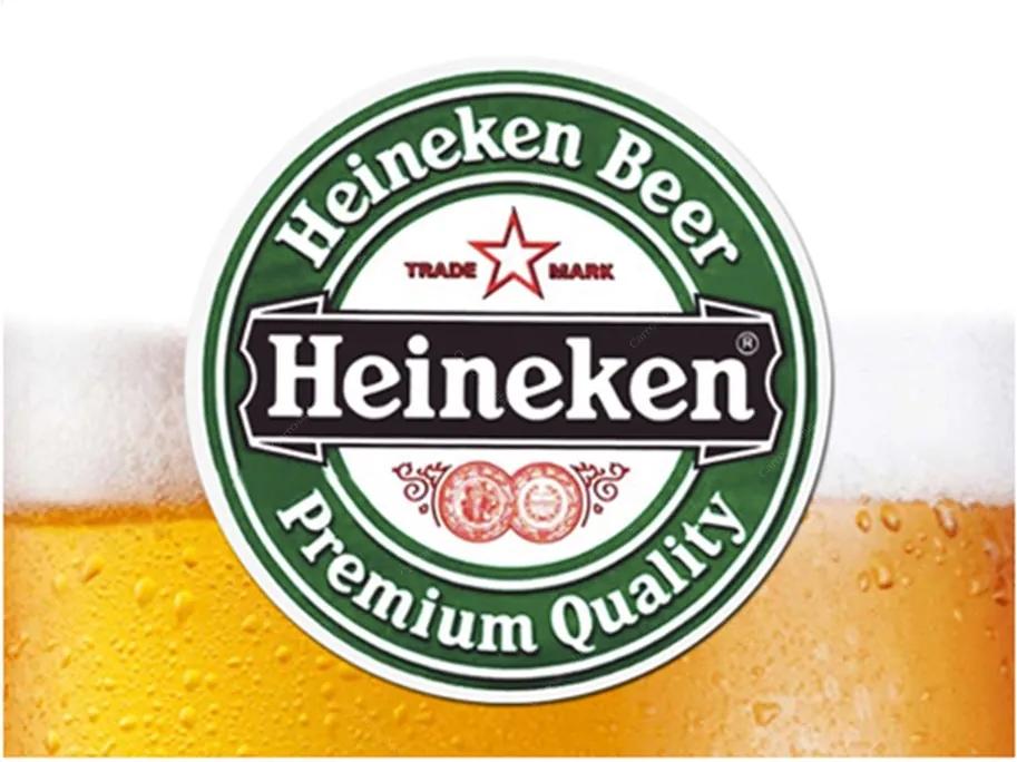 Placa Decorativa Heineken Premium Chopp em Metal - 30x20cm