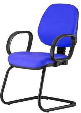 Cadeira Corporate Executiva cor Azul com Base Skim - 43984 Sun House