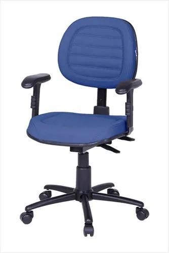 Cadeira Executivo Giratória com Apoio Light Azul