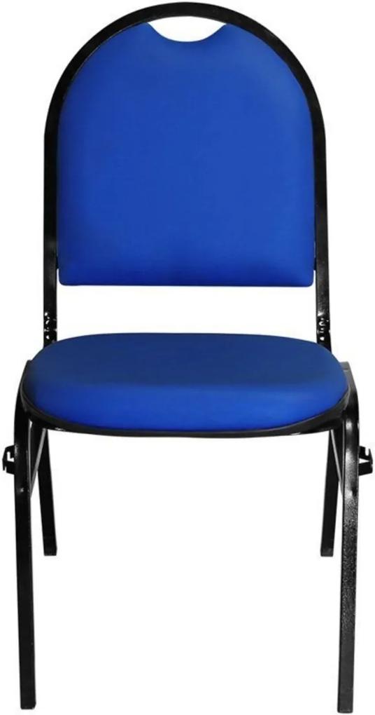 Cadeira Pethiflex Essencial Hot Fixável Couro Azul