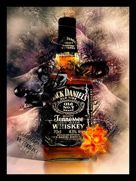 Placa Jack Daniel`s Whiskey Pequena
