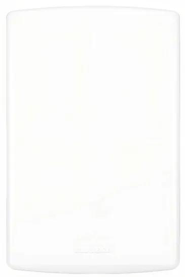Placa Cega Com Suporte 4x2 Plastico Branco Bianco Pro