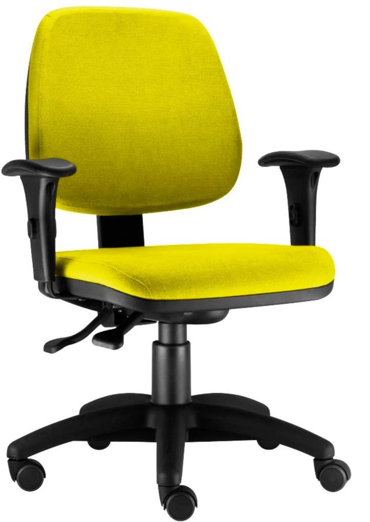 Cadeira Giratória Lym Decor Job Amarelo