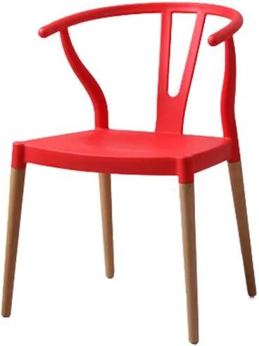 Cadeira Valentina MKC-038 Polipropileno Vermelha - 35490 Sun House