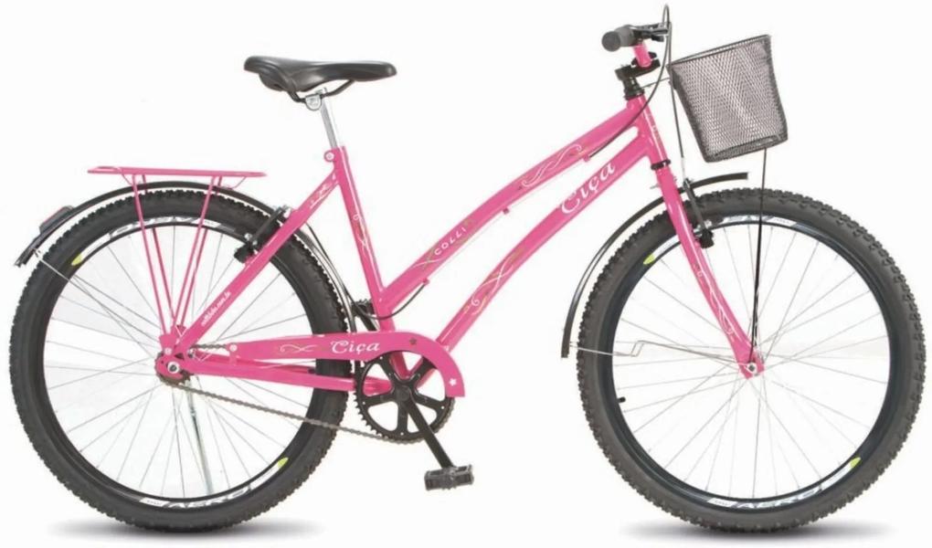 Bicicleta Colli Bikes Aro 26 Aero Ciça Pink