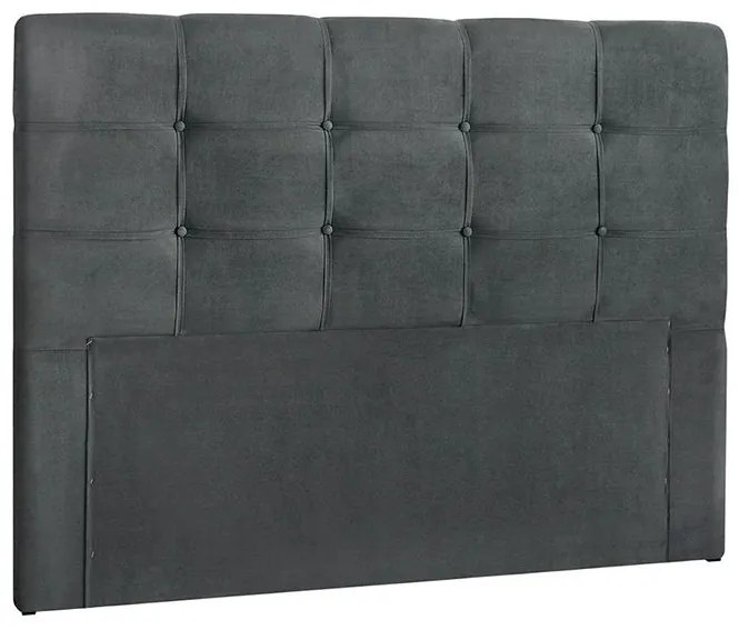 Cabeceira Painel Cama Box Casal 140cm Ana Luísa Suede Cinza - Sheep Estofados - Cinza