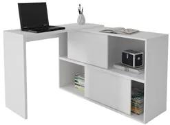 Mesa para Computador Notebook Escrivaninha BC44 2 Portas Branco - BRV