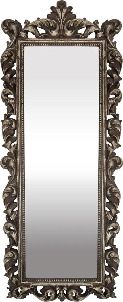 Espelho Com Moldura em Ouro Envelhecido Decorativo Serafim