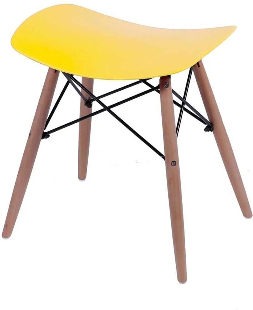 Cadeira Oia Decor Base Amarelo