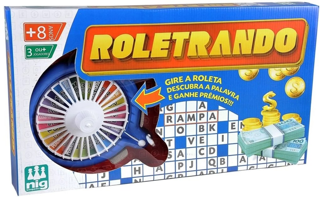 Jogo Nig Brinquedos Roletrando Multicolorido