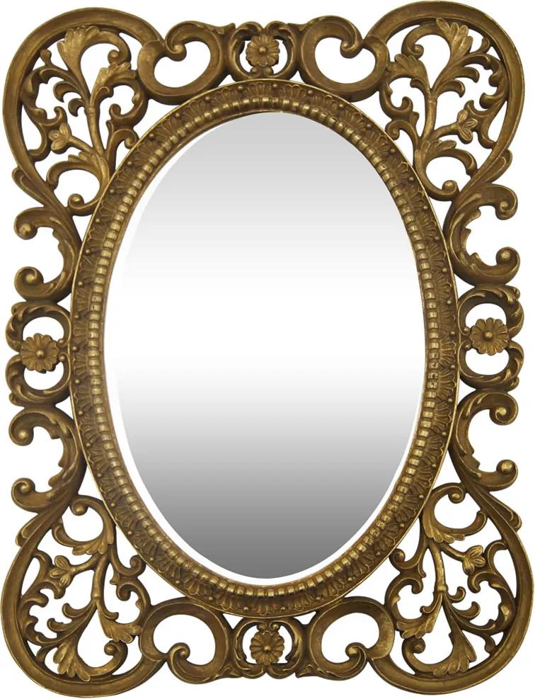 Espelho com Moldura Decorativa François - 25x31cm