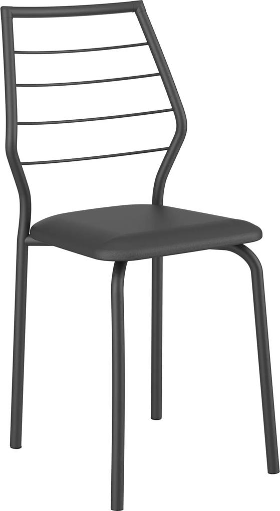Conjunto 2 Cadeiras 1716  Napa Móveis Carraro Preto