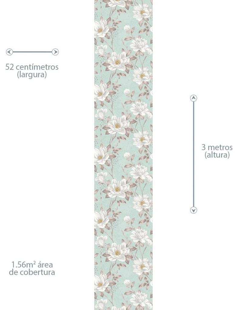 Papel de Parede Floral frescor 0.52m x 3.00m