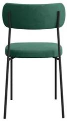 Kit 4 Cadeiras Estofadas Milli Veludo 403 F02 Verde - Mpozenato