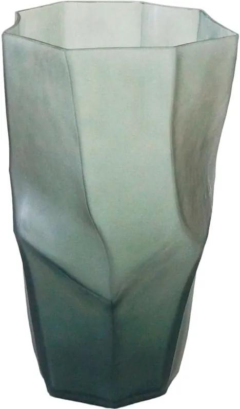Vaso Decorativo em Vidro na Cor Cinza - 43x25cm