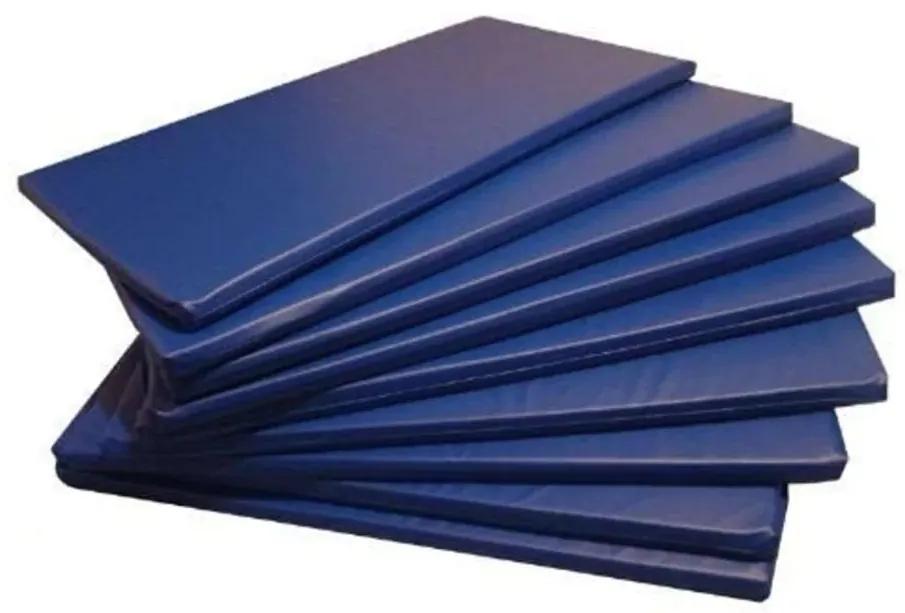 Colchonetes Ginástica, Academia - 90 X 42 X 2 - 5 Unidades (Azul)