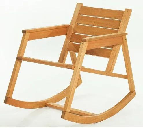 Cadeira Balanco Janis Stain Jatoba 80cm - 61405 - Sun House