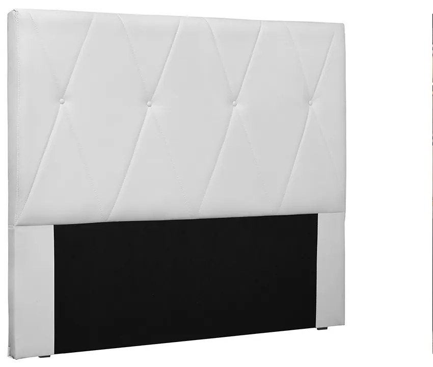 Cabeceira Aquilla Para Cama Box Casal 140 cm Corino - D'Rossi - Branco