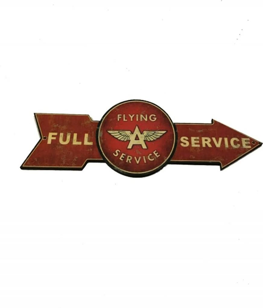 Placa Decorativa Personalizada Madeira Seta Flying Vermelha
