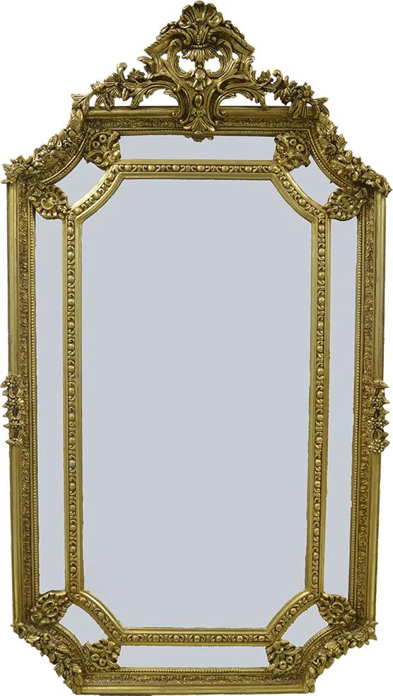 Espelho Clássico Vintage Linha Pallace Toussour - 195x110x5cm