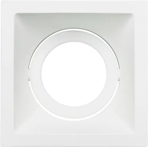 Plafon Embutir Aluminio Par20 E27 Branco Square Ghost