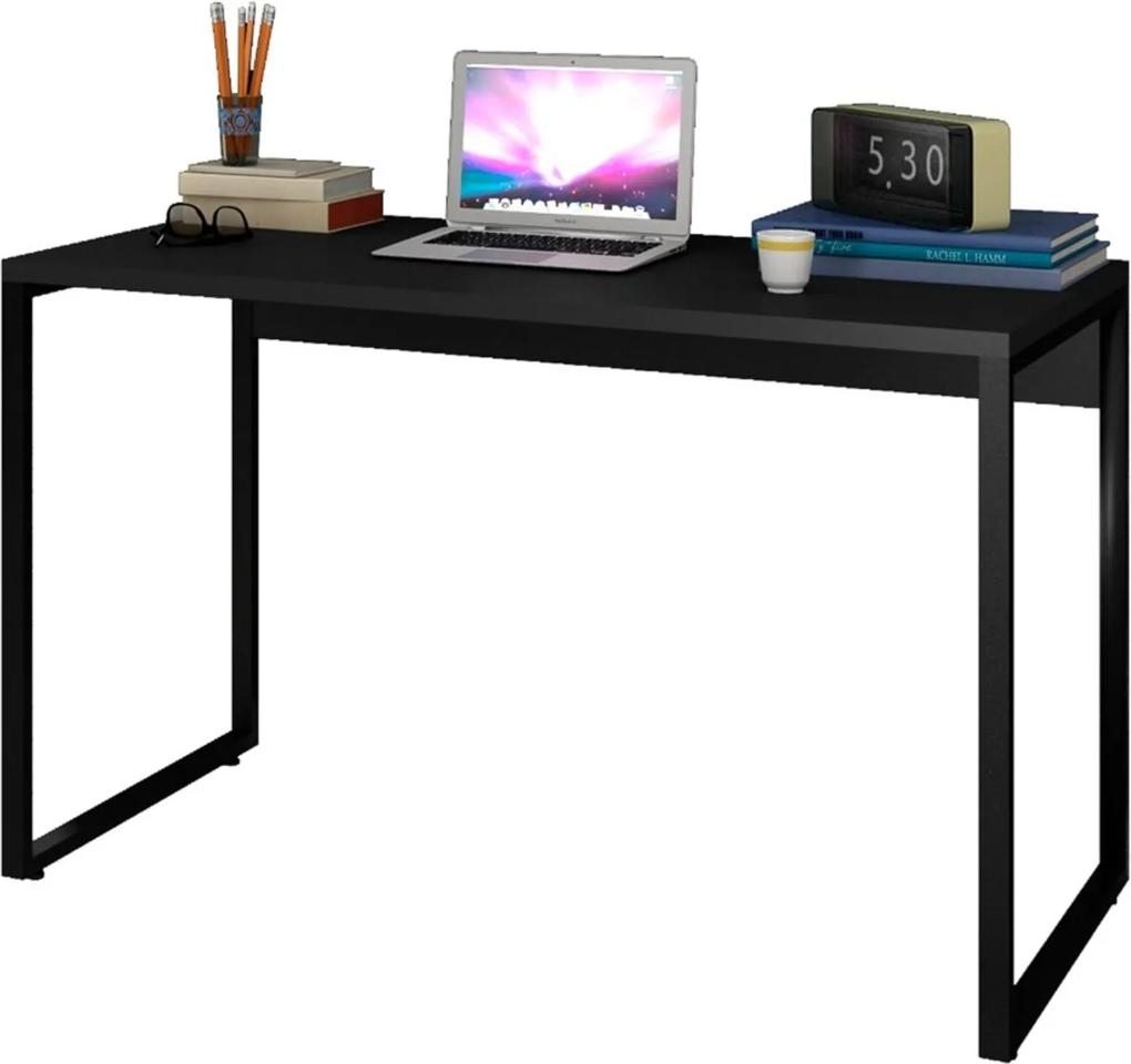 Escrivaninha Mesa de Escritório Studio Industrial 120 M18 Preto – Mpozenato
