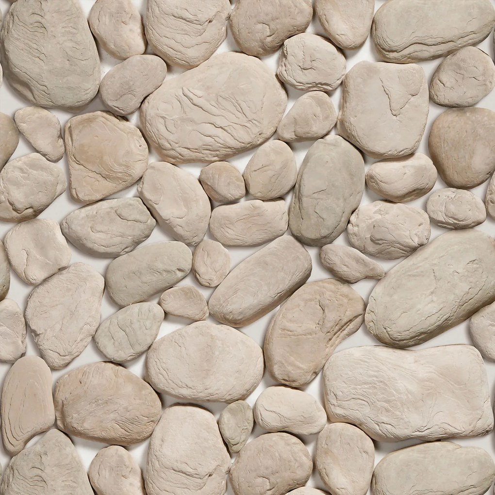 Papel de parede adesivo pedras brancas