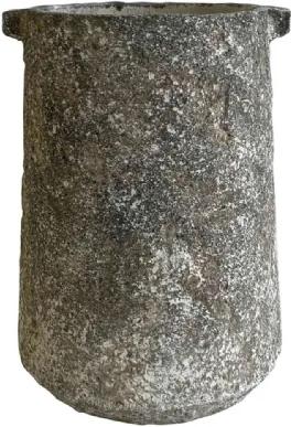 Cachepot de Cimento Rústico 20,5x28cm