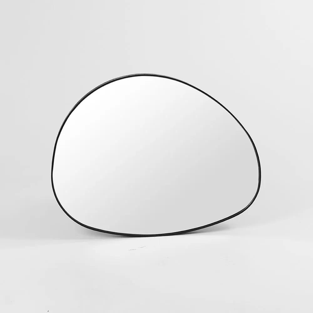 Espelho Bilac Orgânico Preto e Prata - 90cmx70cm