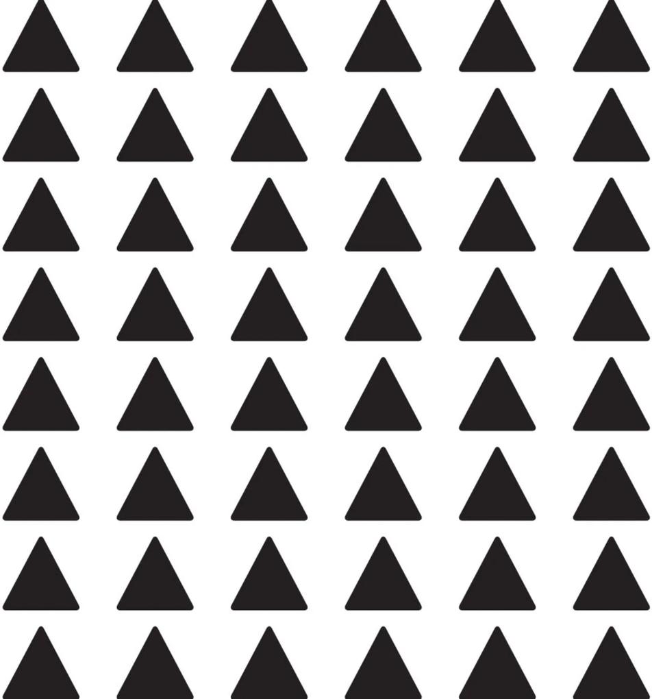 Adesivo de Parede Triângulos Pretos 168un