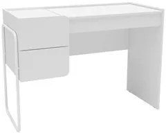 Penteadeira Com Espelho 115cm 2 Gavetas Columbia Branco - Politorno