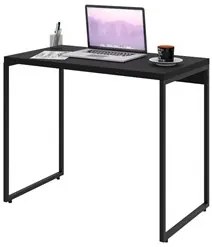 Mesa de Escritório Escrivaninha 90cm Dynamica Industrial C08 Preto Ôni