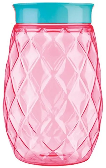 Pote Cristal Color Block Rosa 2000 Ml