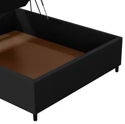 Base para Cama Box Baú Casal 138x188cm Hit I02 Corano Preto - Mpozenat