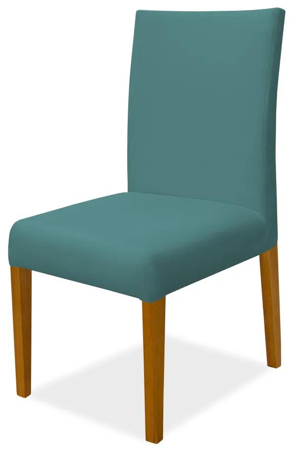 Kit 6 Cadeiras de Jantar Milan Veludo Azul Tiffany