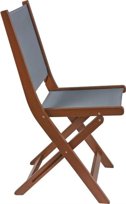 Cadeira de Madeira Tramontina Dobrável em Jatobá com Acabamento Eco Blindage sem Braços com Encosto e Assento em Fibra Preta Tramontina 13873076